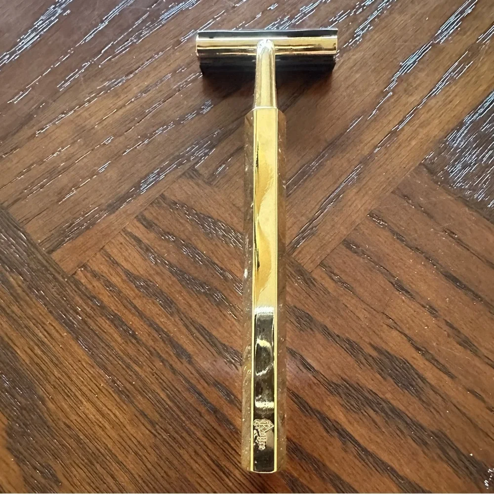 Vintage 1970s Royce Leather Men’s Grooming Kit - Made in Austria Gold Tone Tools - Picture 4 of 17